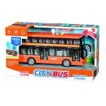 Autobuz metal RS Toys cu sunete si lumini