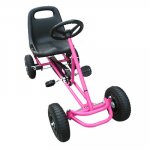 Kart cu pedale F100 roz