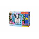 Puzzle Castorland French Bulldog Puppy 100 piese