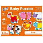 Puzzle bebelusi Galt Duo Farm 12 piese
