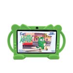 Tableta copii SMART TabbyBoo Kitty ecran 7 inch IPS 32GB 2GB RAM WiFi Android 10 control parental jocuri educative 2022 green