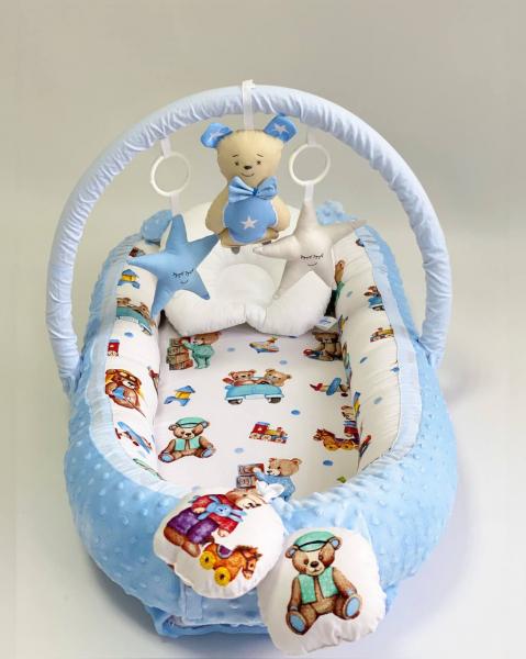 Babynest Plush MyKids 0193 Teddy Blue - 2