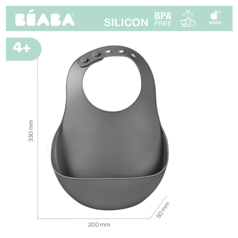 Baveta silicon Beaba Mineral - 1 | YEO