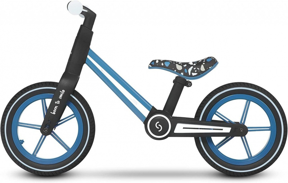 Bicicleta fara pedale pliabila Ronny Denim Albastru Skiddou - 4