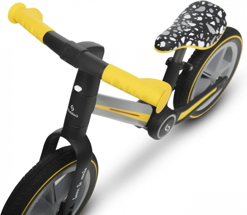 Bicicleta fara pedale pliabila Ronny Yellow Skiddou - 6