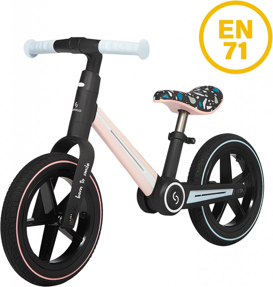 Bicicleta fara pedale pliabila Ronny Keep Pink Skiddou - 5