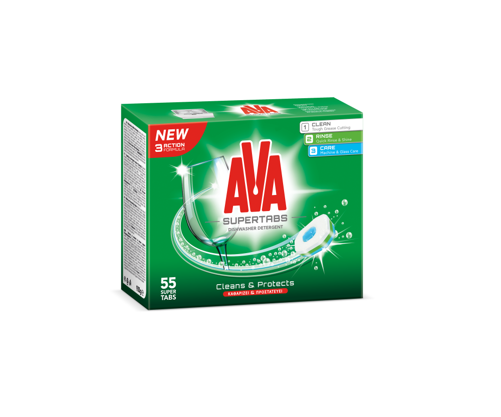 Detergent Tablete Ava Pentru Masina Spalat Vase 55 Buc