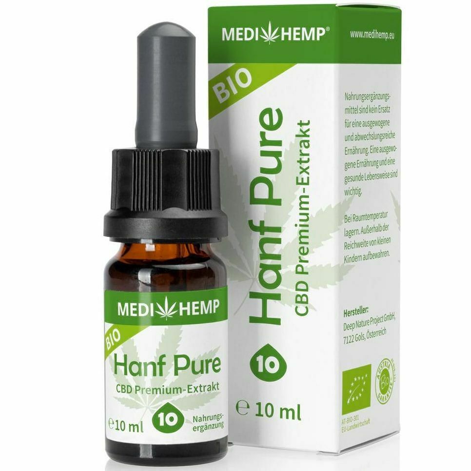 Extract de canepa Hemp Pure 10 CBD bio 10ml Medihemp