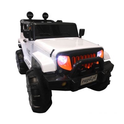 Jeep electric 4 X 4 R-Sport cu telecomanda X3 BLF-119 alb - 1