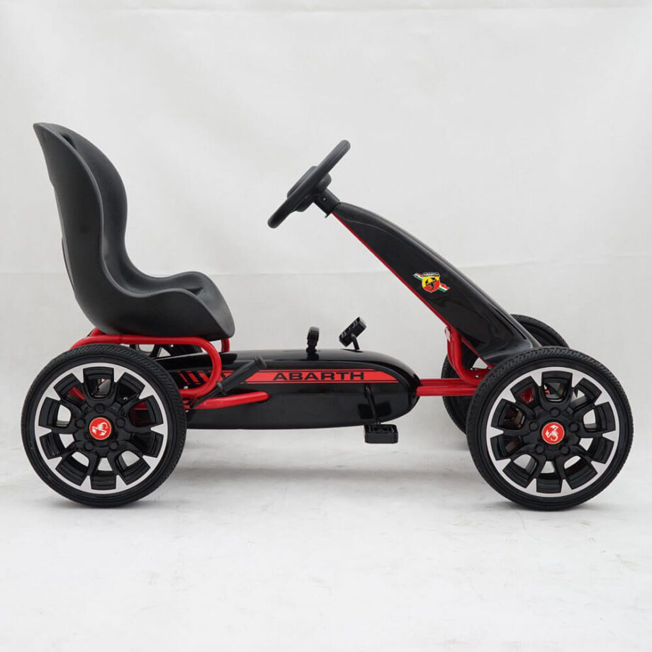 Poze Kart cu pedale pentru copii Abarth negru nichiduta.ro 