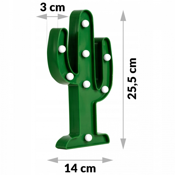 Lampa de veghe Ricokids in forma de cactus 740901 Verde - 1