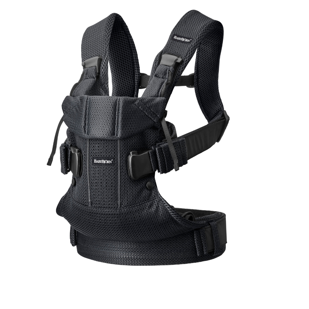 Marsupiu anatomic One Air Babybjorn black 3D Mesh