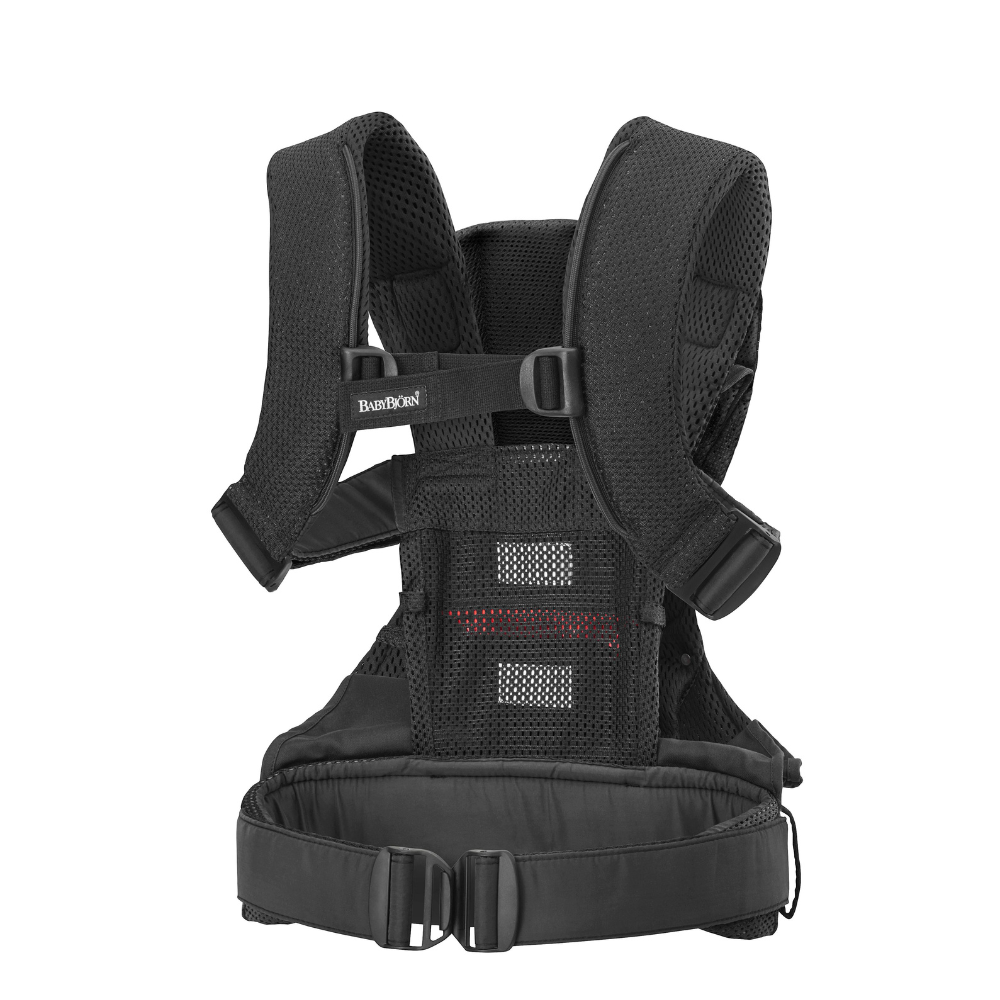 Marsupiu anatomic One Air Babybjorn black 3D Mesh - 1 | YEO