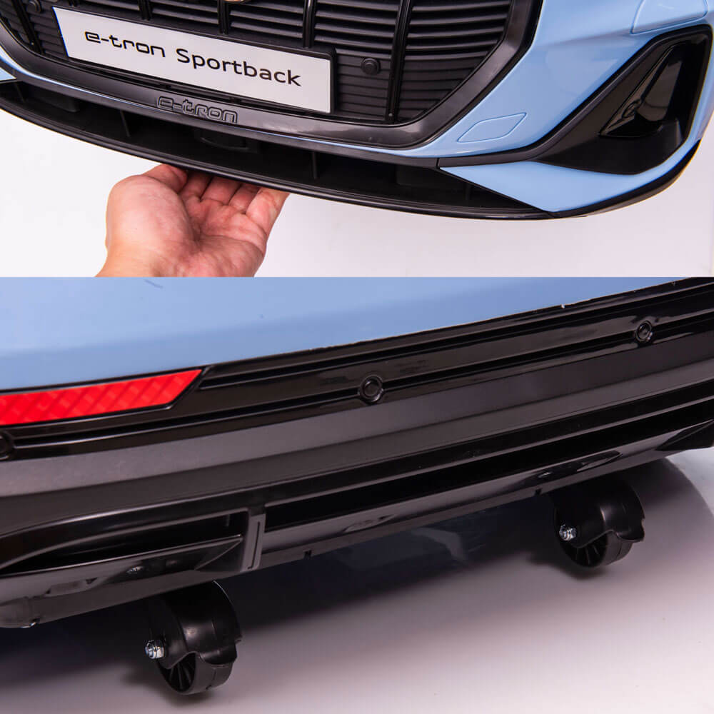 Masinuta electrica Audi e-tron 4 x 4 Sportback albastru - 4