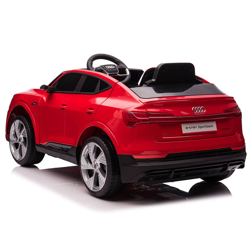 Masinuta electrica Audi e-tron 4 x 4 Sportback rosu - 0