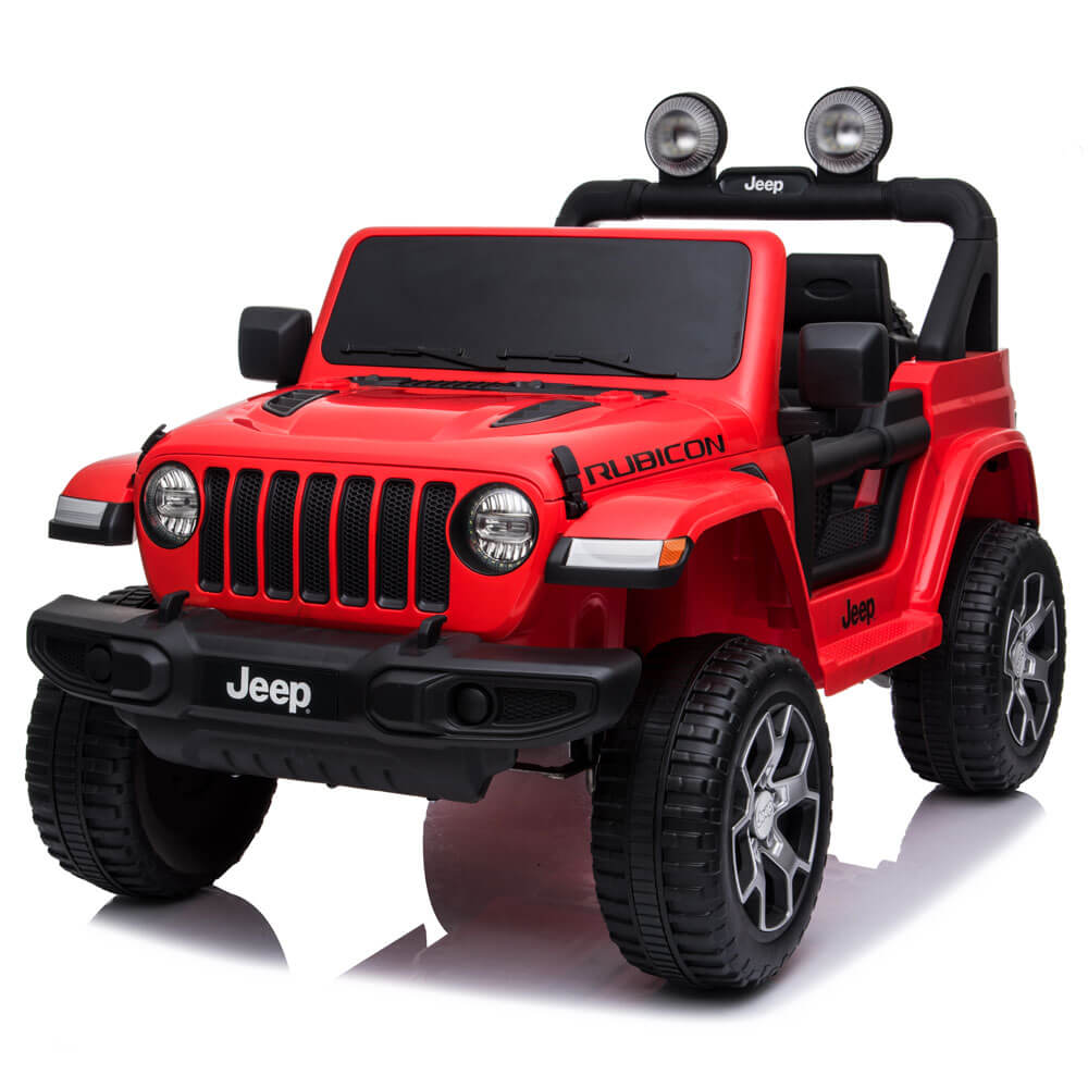 Masinuta electrica Jeep Rubicon 4 x 4 rosie - 4