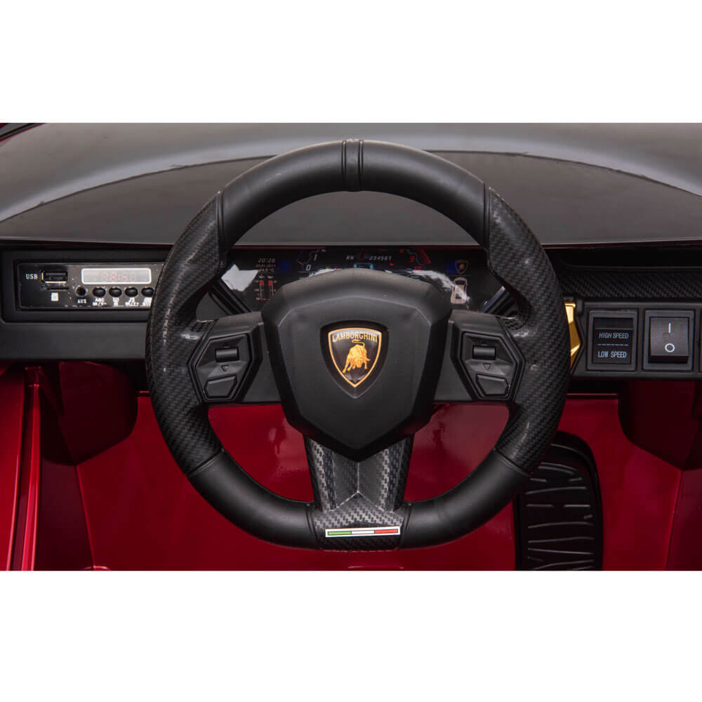 Masinuta electrica Lamborghini Sian 4 x 4 rosie - 2