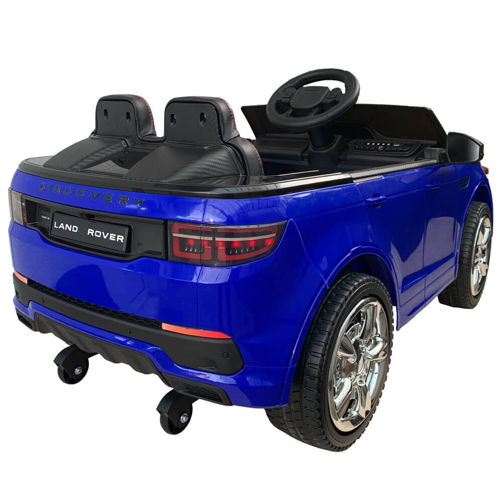Masinuta electrica cu scaun de piele Land Rover Discovery BBH-023 albastru Masinute electrice imagine 2022