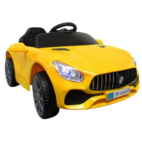 Masinuta electrica R-Sport 60W cu telecomanda Cabrio B3 699 galben