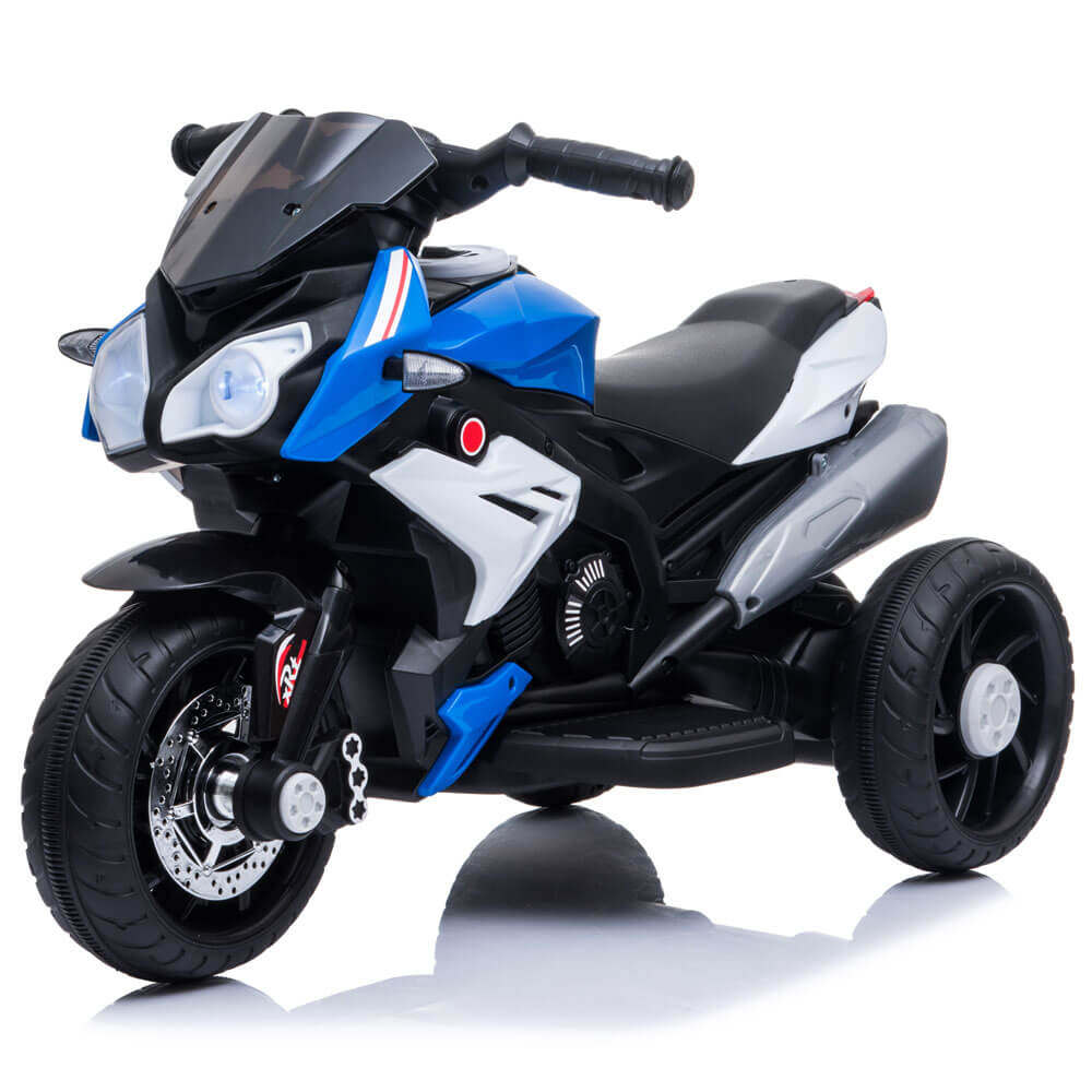 Motocicleta electrica copii QLS 801 albastru - 3