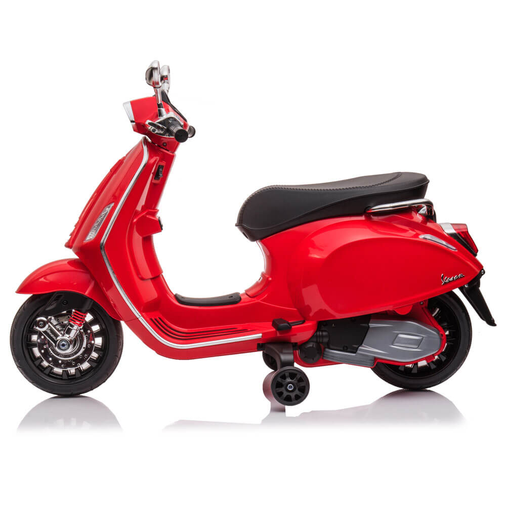 Poze Motocicleta electrica pentru copii Vespa 12V rosu nichiduta.ro 