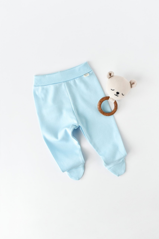 Pantaloni cu Botosei Baby Cosy Bleu marime 3-6 luni