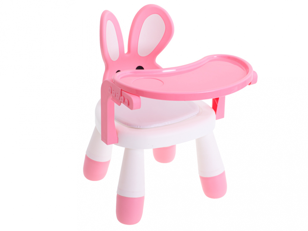 Scaunel cu masuta incorporata Little Bunny Roz - 2 | YEO