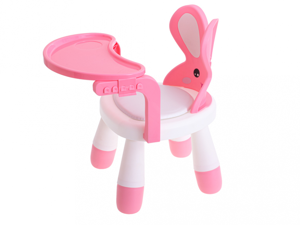 Scaunel cu masuta incorporata Little Bunny Roz - 3 | YEO