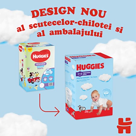 Scutece-chilotel Huggies Virtual Pack 3 Boy 6-11 kg 88 buc - 2 | YEO