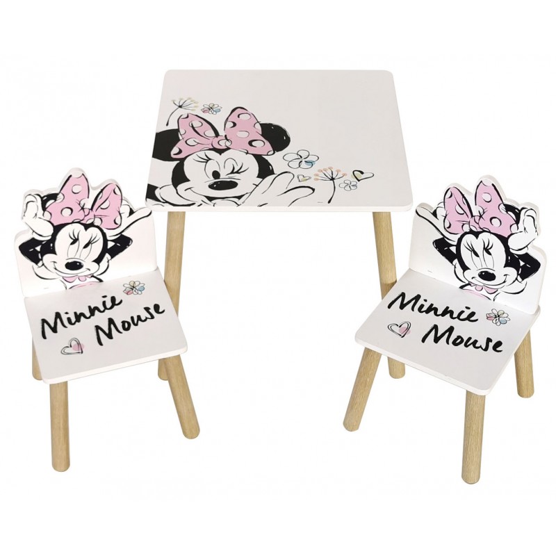 Set masuta si 2 scaunele Minnie