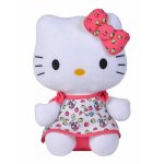 Plus Hello Kitty cu rochita alba 25 cm