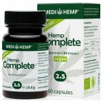 Extract de canepa Hemp Complete capsule cu CBD 2,5% bio 60 capsule Medihemp