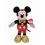 Plus Ty 25 cm Beanie Babies Disney Mickey cu sclipici si sunete