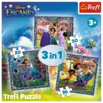 Puzzle Trefl 3 in 1 Bang Disney Encanto Eroii din Encanto