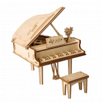 Puzzle 3D Grand Piano lemn Rokr 74 piese
