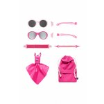 Set 2 ochelari copii Mokki Click & Change roz 0-2 ani