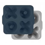 Set recipiente de gatit Minikoioi 100% premium silicon deep blue / powder grey