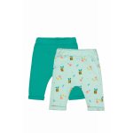 Set 2 perechi de pantaloni Albinute pentru bebelusi Tongs baby Verde marime 12-18 luni