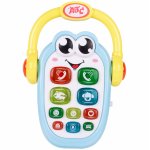 Telefon interactiv pentru copii cu suport Albastru