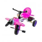 Tricicleta pentru copii, cu elice, lumina si muzica, roz