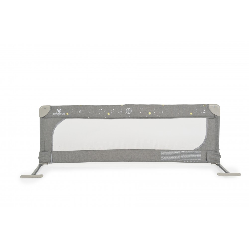 Bariera de protectie pentru pat Cangaroo Safe 130 cm Grey - 1 | YEO