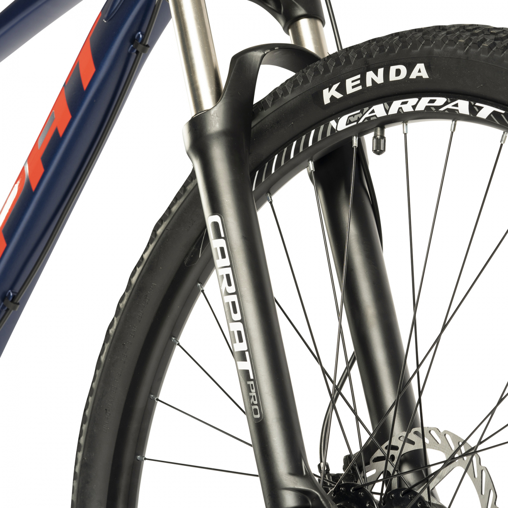 Bicicleta Mountain Bike CARPAT PRO C29212H Limited edition 29 inch cadru aluminiu culoare albastrurosu, sistem franare pe disc, inaltime maxima utilizator 170-195 cm, greutate maxima utilizator 120 Kg, suspensie pe arc - 3