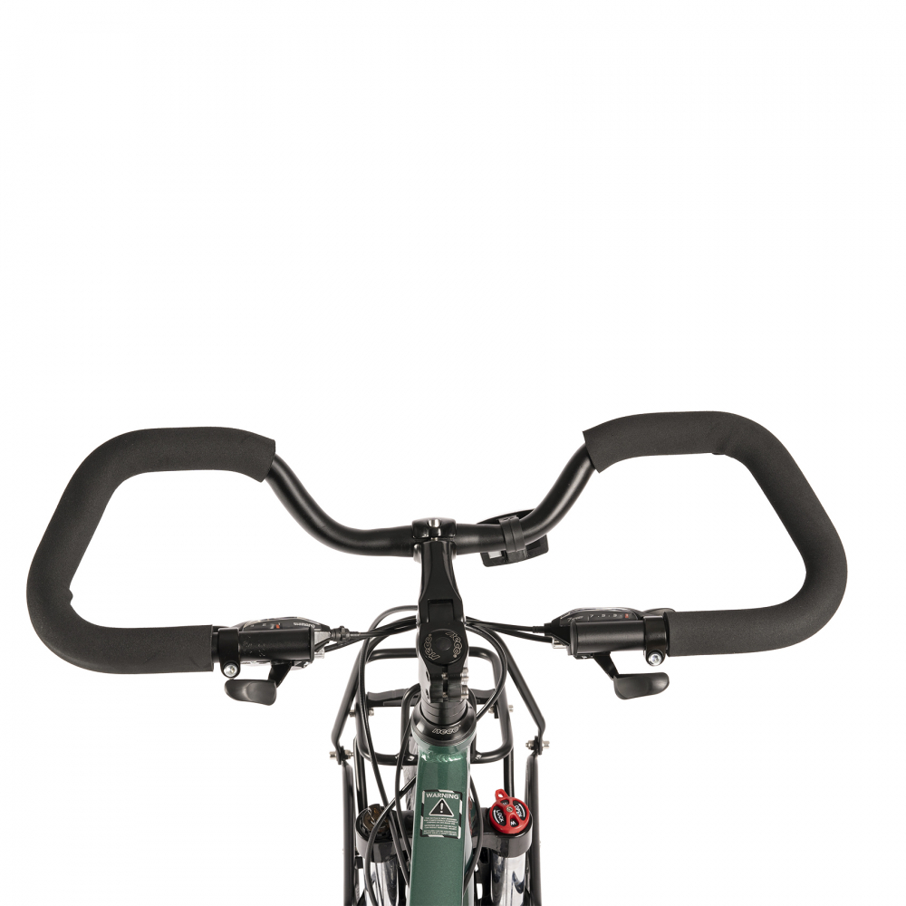 Bicicleta Trekking Carpat C700C Schimbator Shimano Tourney 21 viteze NegruVerde