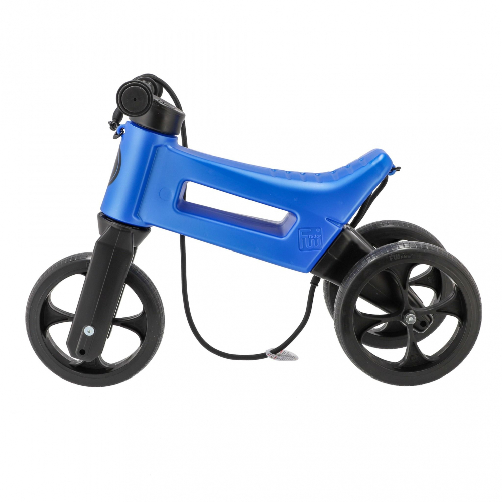 Bicicleta fara pedale 2 in 1 Funny Wheels Rider SuperSport Metallic Blue - 2