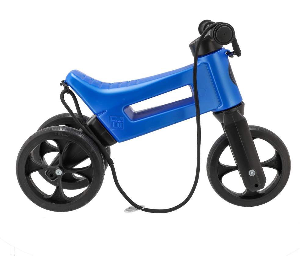 Bicicleta fara pedale 2 in 1 Funny Wheels Rider SuperSport Metallic Blue - 3