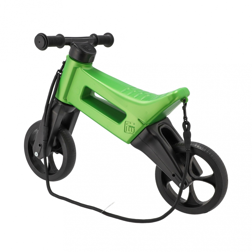 Bicicleta fara pedale 2 in 1 Funny Wheels Rider SuperSport Metallic Green - 2