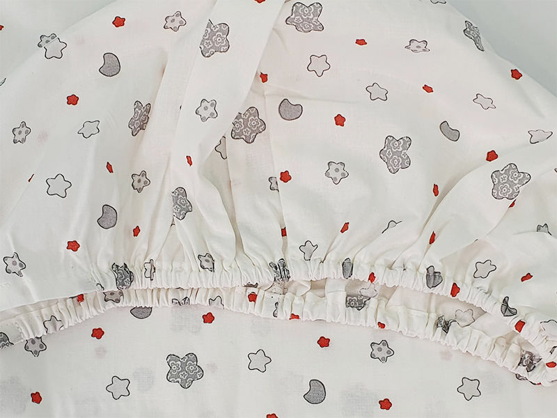 Cearceaf Stelute pufoase KidsDecor cu elastic din bumbac 60 x 120 cm 120 imagine noua responsabilitatesociala.ro