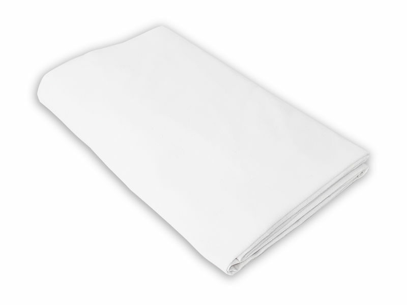 Cearceaf alb KidsDecor cu elastic din bumbac 100x200 cm - 3