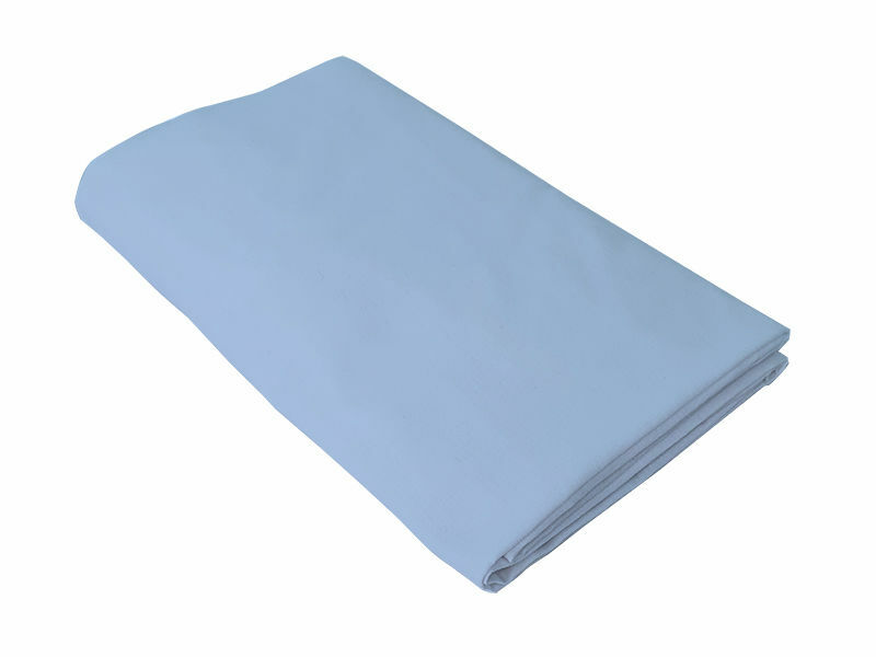 Cearceaf albastru KidsDecor cu elastic din bumbac 60 x 120 cm