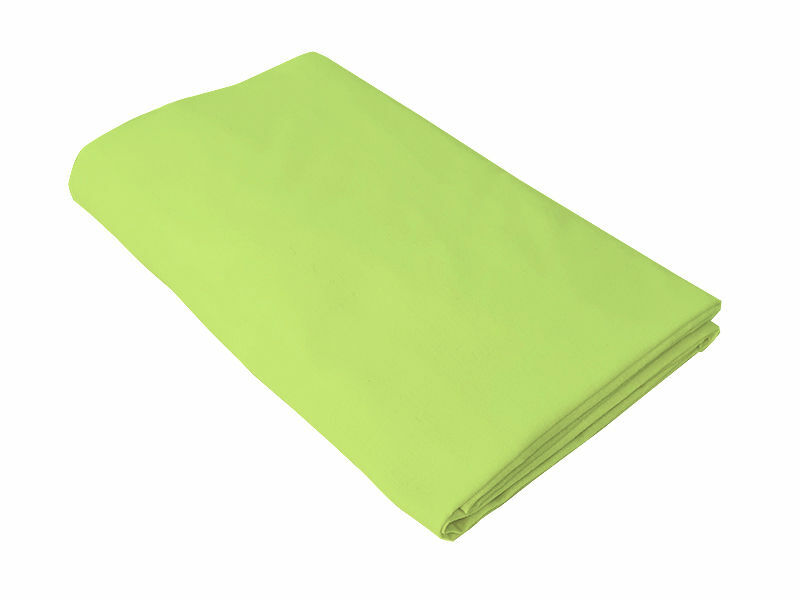 Cearceaf verde KidsDecor cu elastic din bumbac 70 x 140 cm